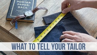 How to Tailor your Pants  Finding the Best Tailor for You  Men’s Fashion [upl. by Saitam]