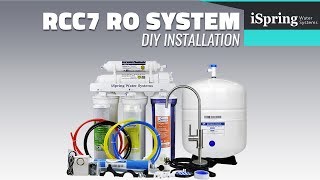 Installation  iSpring RCC7 Reverse Osmosis Water Filter System [upl. by Garretson43]