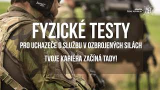 Fyzické testy pro uchazeče o službu v ozbrojených silách ČR  01  SEDLEH [upl. by Jasisa111]