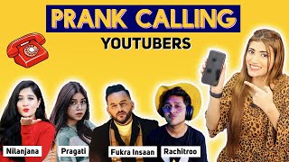 PRANK CALLING Youtube FRIENDS ☎️ Gone Too Funny  SAMREEN ALI [upl. by Oiled616]