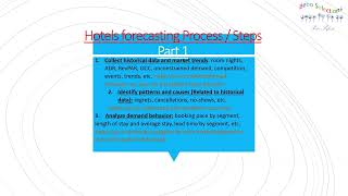 How to create a hotel forecasting  the process and steps to create your hotel forecasting [upl. by Mela293]