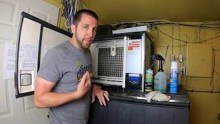 CLEANING MANITOWOC INDIGO ICE MACHINE AND REPLACING WATER FILTER DIY [upl. by Stanwin662]