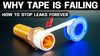 92 of Homeowners Use Teflon Pipe Tape Wrong  Heres Why it Leaks [upl. by Lomaj]