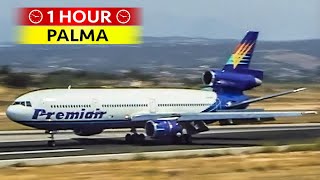 1 Hour of Plane Spotting at PALMA 1997 [upl. by Ellersick]