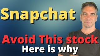 Snapchat SNAP Stock Analysis for value investing  why you should avoid SNAP stock [upl. by Bendicta586]