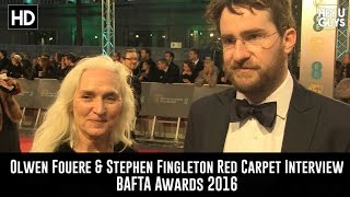 Director Stephen Fingleton amp Olwen Fouere Red Carpet Interview  BAFTA Awards 2016 [upl. by Chao]