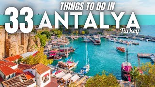 Best Things To Do in Antalya Turkey 2024 4K [upl. by Soph]