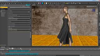 Parametros DForce para animacion en Daz 3D Studio [upl. by Anigriv]