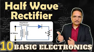 Half Wave Rectifier Basics Circuit Working amp Waveforms Explained [upl. by Seaton]