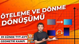 📙Öteleme ve Dönme Dönüşümü 🔴AYT Geometri Kampı🟨36GÜN 📌İlhan Hoca [upl. by Tamarah]