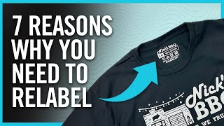 7 Reasons Why You Should Be Relabeling Your TShirts Inside Tag Printing Private Labels amp Branding [upl. by Romano]