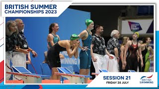 British Summer Championships 2023  Session 21 [upl. by Lauritz]