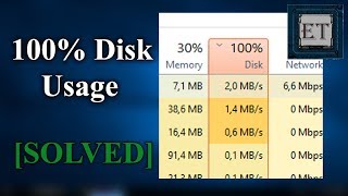 How To Fix 100 Disk Usage in Windows 10 [upl. by Baun47]