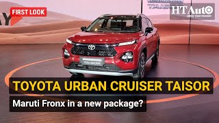 Toyota Urban Cruiser Taisor SUV launched Maruti Fronx in a new package [upl. by Aseram]