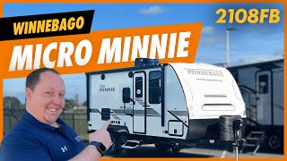 Winnebago Micro Minnie 2108FBS  Tiny Trailer [upl. by Areta]