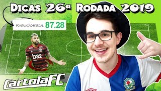 DICAS 26 RODADA  CARTOLA FC 2019  GABIGOL 10 [upl. by Graner]