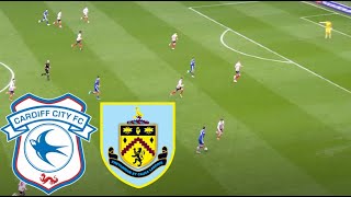 Burnley FC 50 Cardiff City Highlights  EFL Championship 2425 [upl. by Alatea]