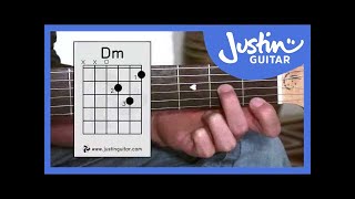 D Minor Chord Dm  Stage 2 Guitar Lesson  Guitar For Beginners BC123 [upl. by Johiah]