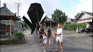 NAIKIN LAYANGAN COTEK BEBEAN SUPER JUMBO KITA GAK KUAT [upl. by Breh]