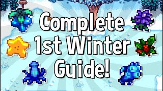 A Complete Guide for your First Winter  Stardew Valley [upl. by Hsac375]