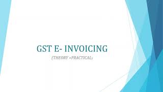 GST e invoice  Offline Utility With Live demo [upl. by Stuart]