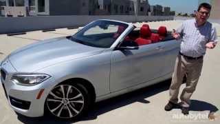 2015 BMW 228i Convertible Test Drive Video Review [upl. by Kenaz]