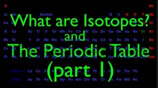 Atomic Structure 3 of 6 What are Isotopes An Explanation [upl. by Solomon]