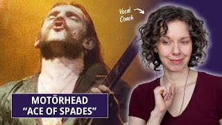 Firsttime listen to Motörhead Vocal Analysis and Review featuring quotAce of Spadesquot [upl. by Elleon]