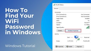 How to Find Your WiFi Password Windows 10  Free and Easy Tutorial [upl. by Linetta841]