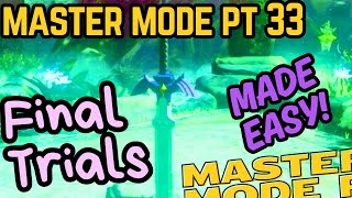 BotW33 Master Sword Trials In Master Mode Final Floors  Breath of the Wild Live Gameplay [upl. by Kcirej]