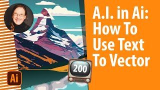 AI in Ai – How To Use Text To Vector Graphic Generative AI in Illustrator 2024 [upl. by Idnyl]