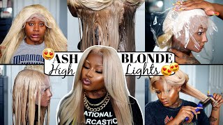 How To ✨Best✨Beige Blonde Hair Tutorial For Brown Skin POC From Scratch  Laurasia Andrea Blonde [upl. by Eciral]