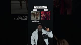 Artists Before Vs After Selling Their Soul Lil Nas X quotOld Town Roadquot amp quotmonteroquot shorts lilnasx [upl. by Ltsyrk]