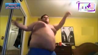 FUNNY FAT GUY DANCE [upl. by Idham]