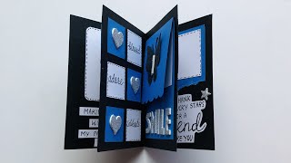 DIY Scrapbook for Best FriendHow to Make ScrapbookArtCraftByTulsi [upl. by Alrrats]