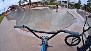 Riding BMX at Unreal California Skateparks [upl. by Heck]