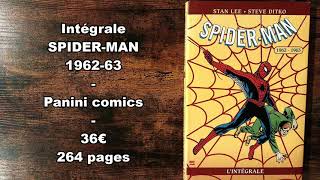 Intégrale SPIDERMAN 196263 Review VO versus VF Panini comics [upl. by Rossie]