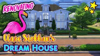 THE SIMS 4  RENOVATING CLARE SIOBHANS DREAMHOUSE 🏡 [upl. by Tevis]