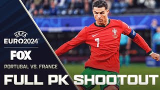 Portugal vs France Full Penalty Shootout  UEFA Euro 2024  Quarterfinals [upl. by Ynohtnakram484]