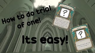 Deepwoken HOW TO DO THE TRIAL OF ONE UPDATED [upl. by Eckhardt]