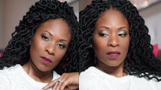 Freetress Curly Soft 2X Faux Locs Crochet Braids [upl. by Feeley319]