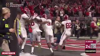 Final Play of 2018 Alabama vs Georgia National Championship Game HD high quality and Sound [upl. by Acquah]