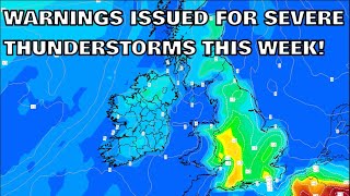 Warnings Issued for Severe Thunderstorms This Week 30th July 2024 [upl. by Einnad]