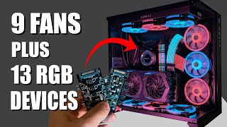 How To Install a Fan Hub  How To Install an Addressable RGB Hub [upl. by Goldarina]