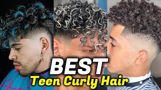 Top 10 BEST Teen Curly Hairstyles 2023  ATTRACTIVE Curly Hairstyles For Guys  Curly Hair Trends [upl. by Ntsuj83]