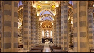 Casale Monferrato  Duomo  interno con Nartece e 5 Navate  videomix [upl. by Kaitlynn229]