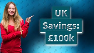 Is 100k in savings a lot in the UK [upl. by Ledarf]