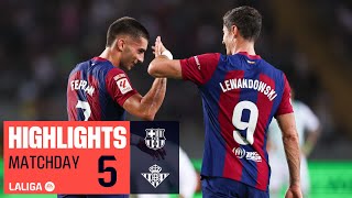 Resumen de FC Barcelona vs Real Betis 50 [upl. by Maurice]