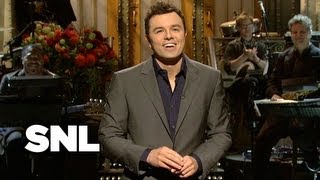 Seth MacFarlane Monologue The Voices  Saturday Night Live [upl. by Lerret943]