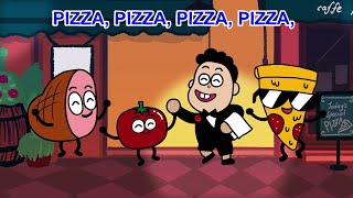 I Love Pizza Pizza Song  Kids Funny Food Songs  Sing amp Dance  Nursery Rhymes amp Kids Songs [upl. by Down485]